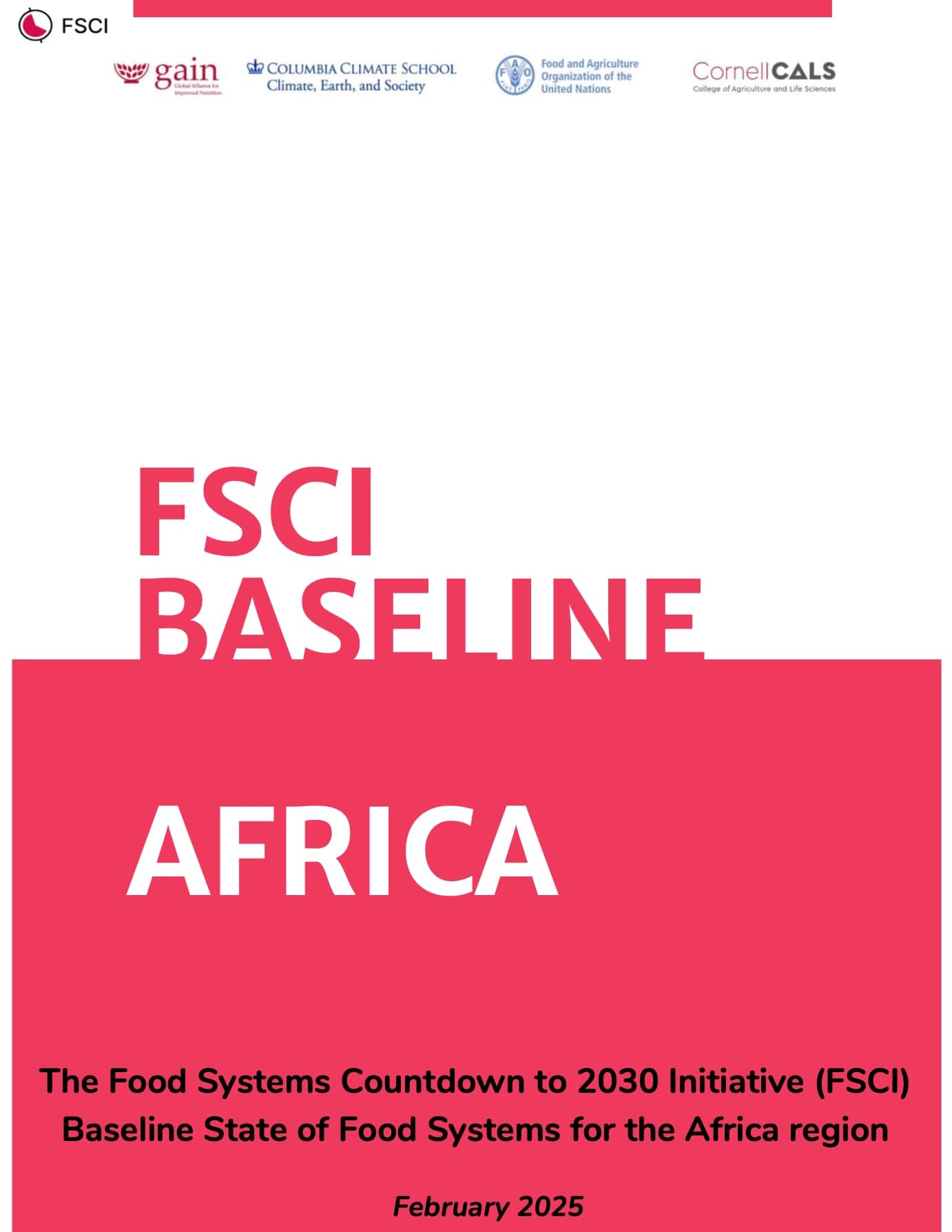 FSCI Publication Cover