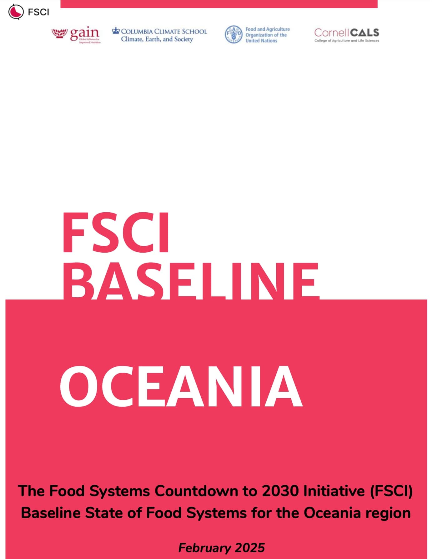 FSCI Publication Cover